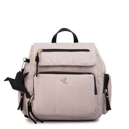 Mochila lizel mediana blanco crudo