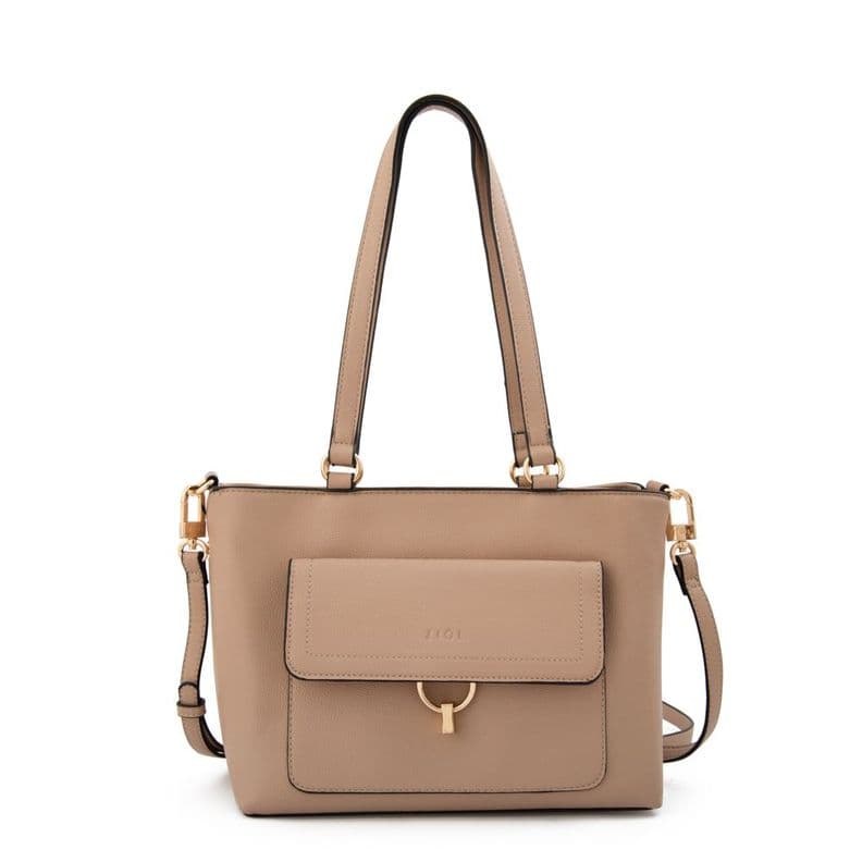 Cartera bandolera griselda mediana beige
