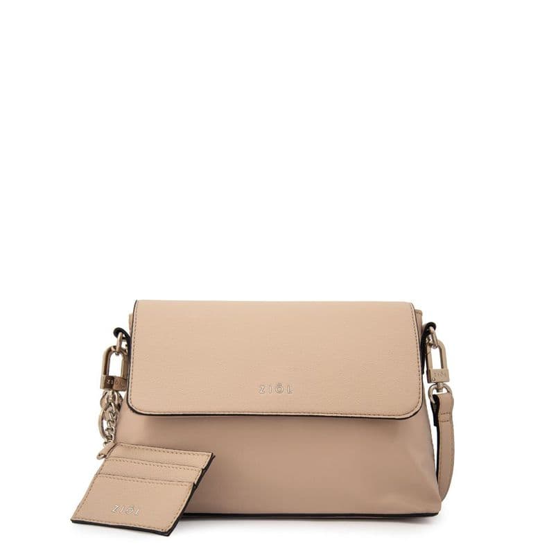 Cartera bandolera michelle pequena beige