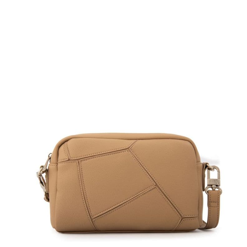 Cartera bandolera javiera mediana taupe