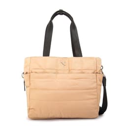 Cartera tote porta notebook australia beige oscuro