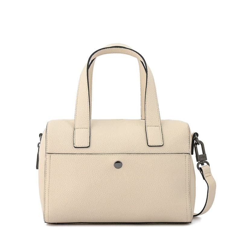 Cartera tote baul sally mediana blanco crudo