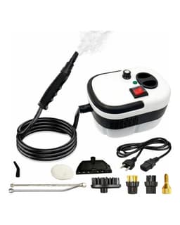 Maquina Vapor Limpiador Manual Alta Potencia Portatil 4 Pzs Color Blanco