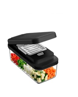 Rallador Picador Cortador Verduras Multiuso Pro Negro