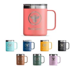 TAZA TERMICA TAPA MAGNETIC SLIDER 350 ML TERMO MUG BOSSCAMP Rosado
