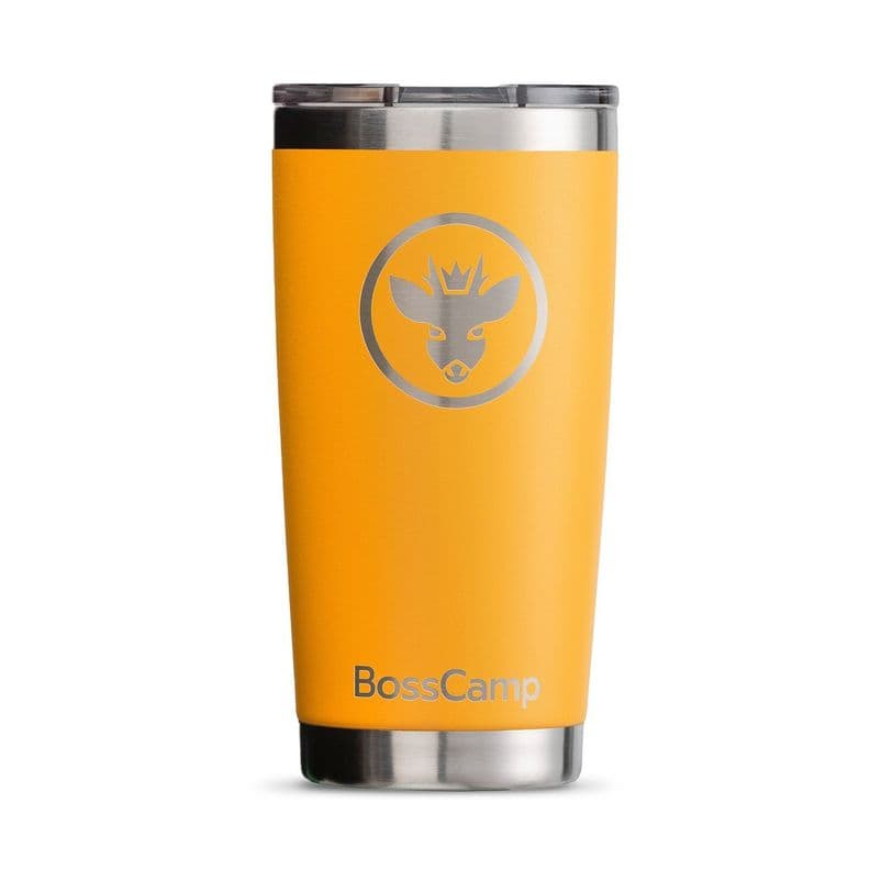 VASO TERMICO TAPA MAGNETIC SLIDER 600 ML TERMO MUG BOSSCAMP Amarillo