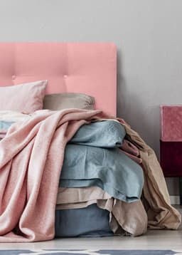 Respaldo de Cama Botone Premium Felpa Rosado Claro - 2 Plazas