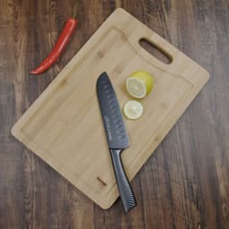 Tabla Madera Bamboo para Cortar 38x27cm Fissman Beige