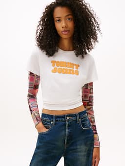 Polera Essential Logo Regular Fit Blanco L