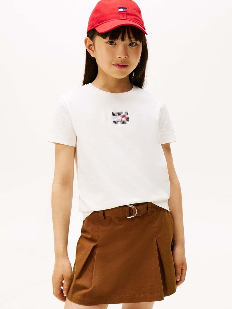 Polera Stone Flag Logo Blanco 4