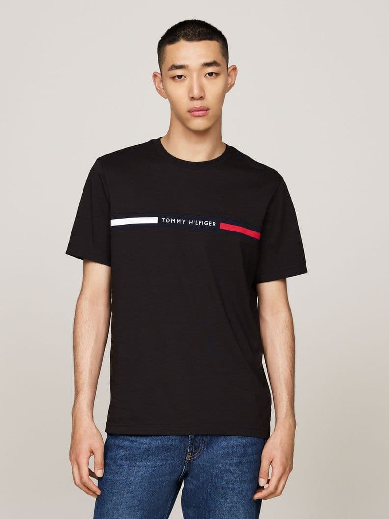 Polera Chest Insert Logo Regular Fit Negro XS