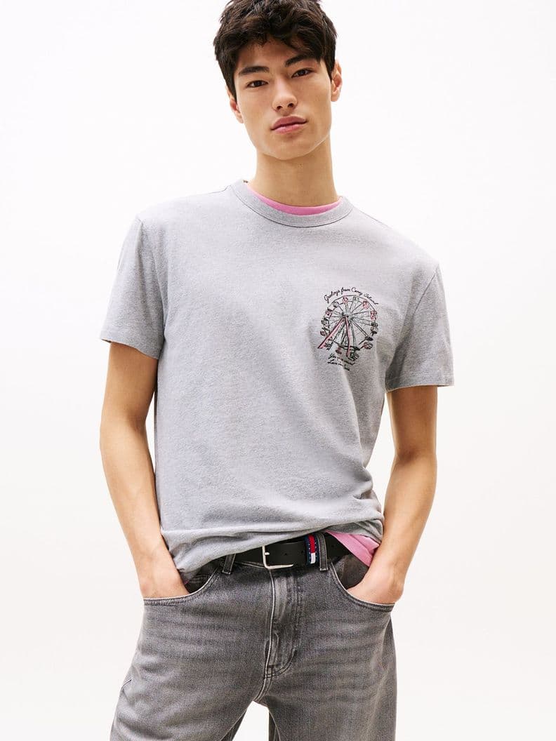 Polera Novelty Regular Fit Gris XL