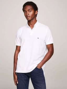 Polo Essential Regular Fit Blanco XS