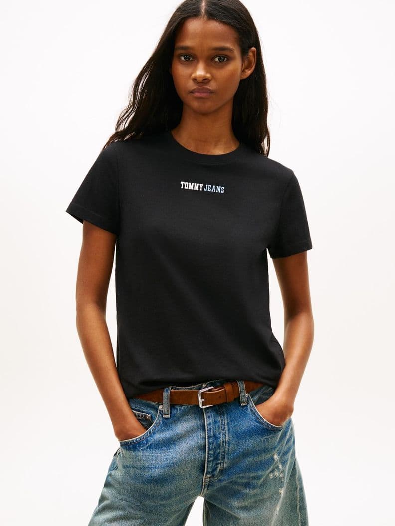 Polera Essential Con Logo Regular Fit Negro XL