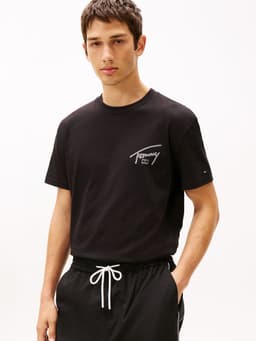 Polera Con Logo Signature Regular Fit Negro XS