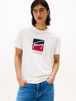 Polera Con Logo Distintivo Regular Fit Blanco M