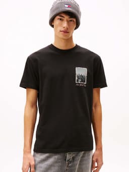 Polera Photo Logo Regular Fit Negro XXL