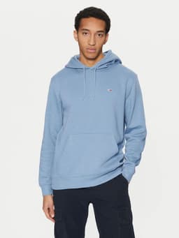 Poleron Hoodie Solid Con Logo Celeste XXL