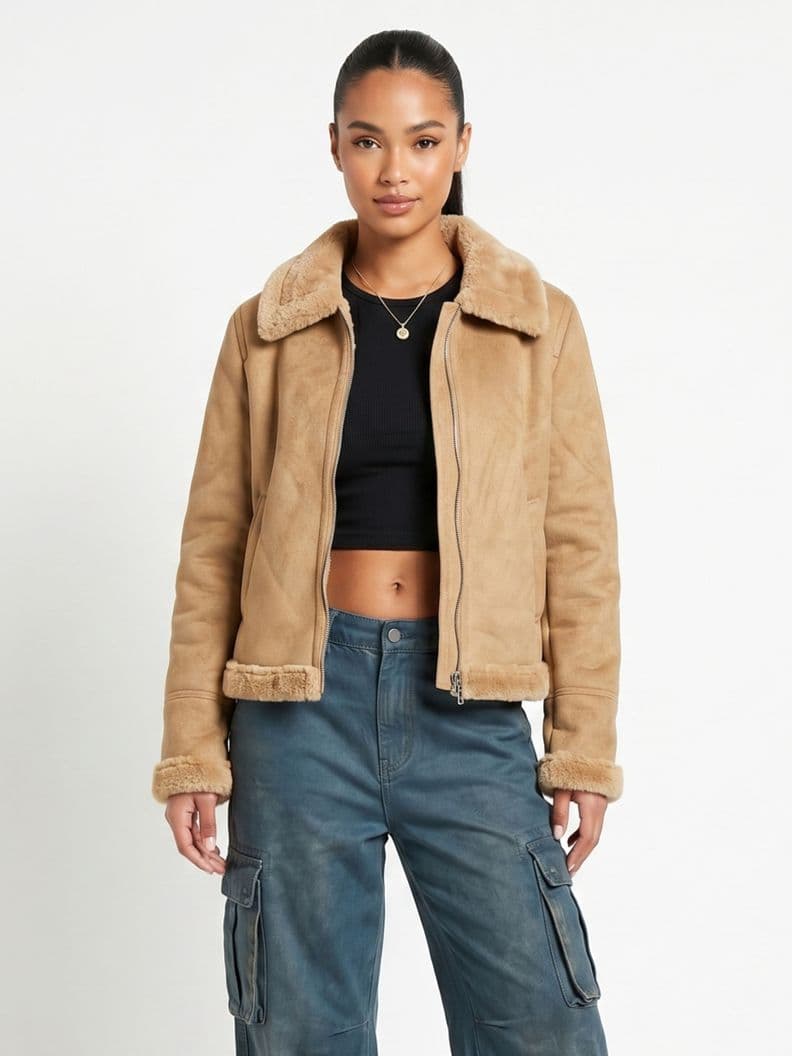 Chaqueta Eco Forro Mujer Marruecos Beige XL