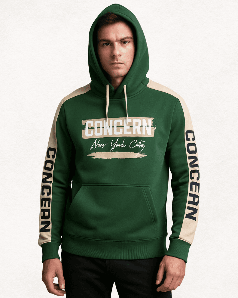 Sueter Poleron Concern Hombre Verde XXL