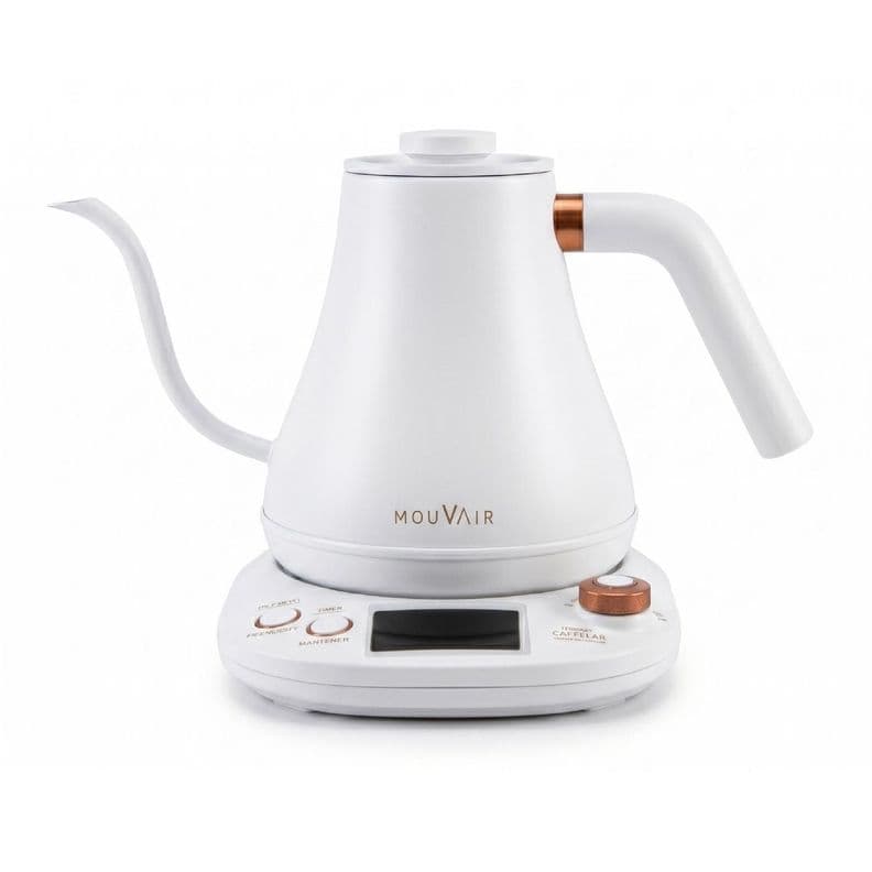 Hervidor Electrico Inteligente Cuello Cisne Mouvair Swan Blanco