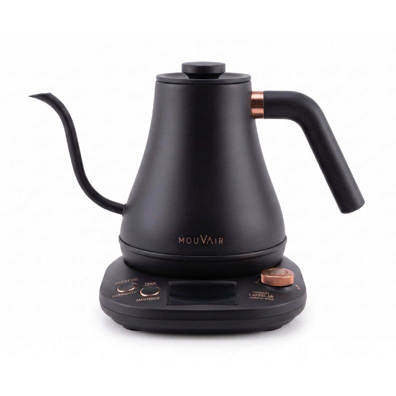 Hervidor Electrico Inteligente Cuello Cisne Mouvair Swan Negro