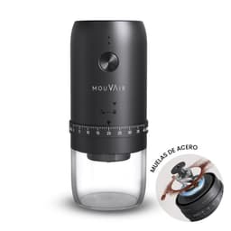 Molinillo de Cafe Electrico Ajustable Pro con Muelas de Acero Negro