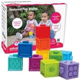 Bloques Goma Texturados 10 pz