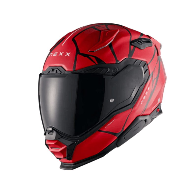 Casco para moto NexxX.WST3 B-SIDE RED.BLACK Rojo M
