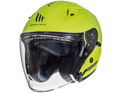 Casco De Moto Mt Avenue Sv Solid Amarillo Fluor XXL