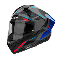 Casco para moto Airoh Matryx Rocket Azul/Rojo Brillo L