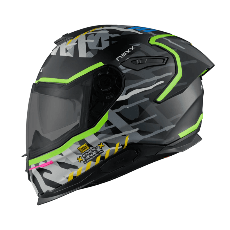 Casco para moto Nexx Y.100R URBANGRAM BLACK Negro L