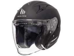 Casco De Moto Mt Helmets - Avenue Sv Solid - Negro Mate L