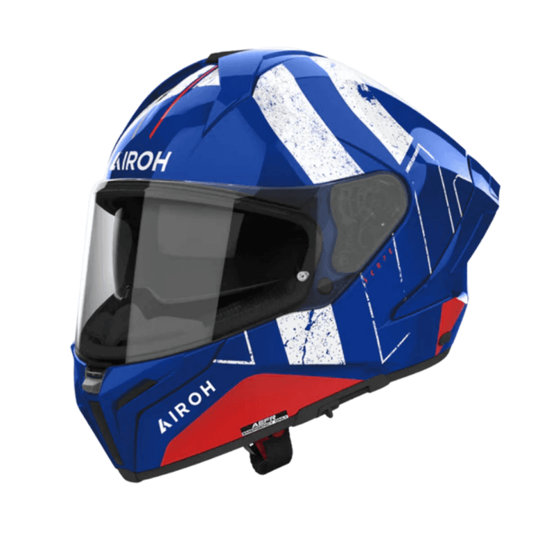 Casco para moto Airoh Matryx Scope Light Azul/Rojo Brillo XL