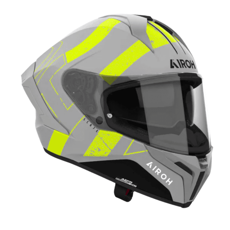 Casco para moto Airoh Matryx Scope Amarillo Mate S