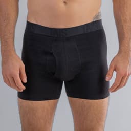 2 Unidades Boxer Medio Liso Negro Happy Boolls L