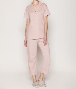 Pijama Mujer 2 Pzas Abotonado Monarch Rosado M