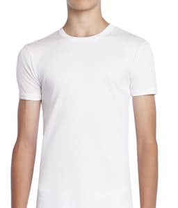 Camiseta Manga Corta Cuello Polo Lolo Algodon Blanco 12