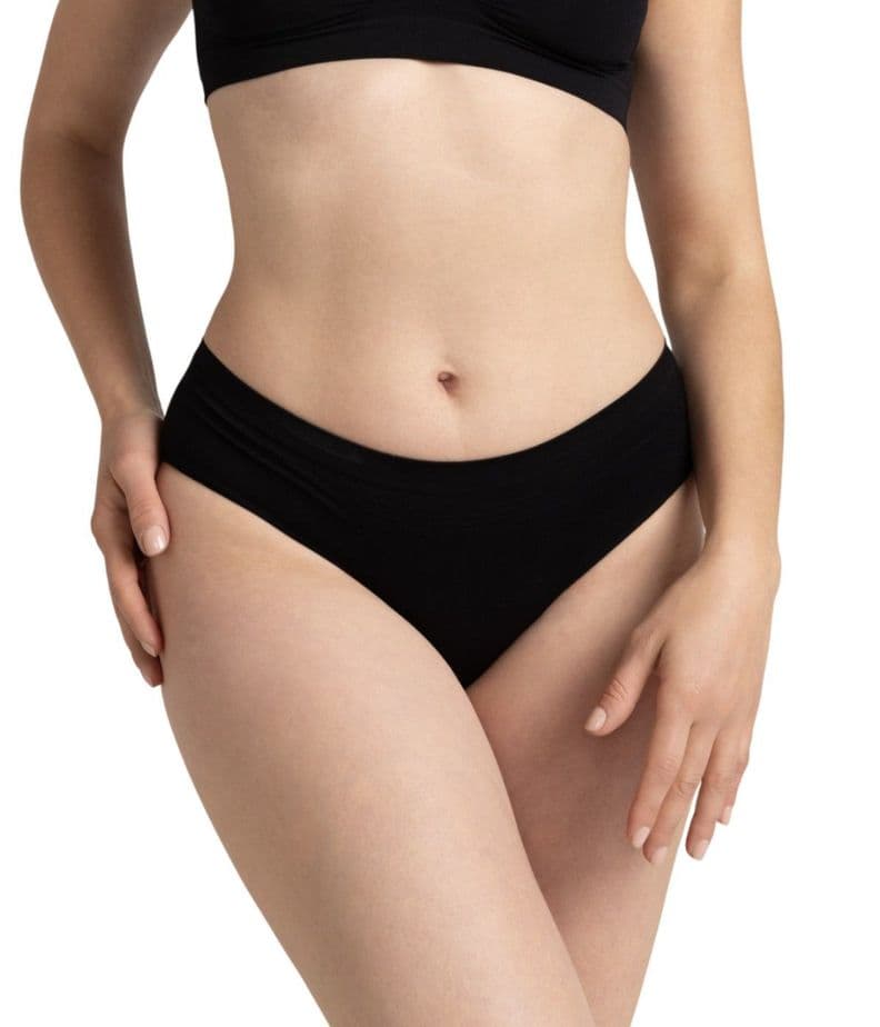 Pack Pantaleta Microfibra Negro Monarch L-XL