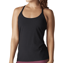 Ribbed Tank Negro XS