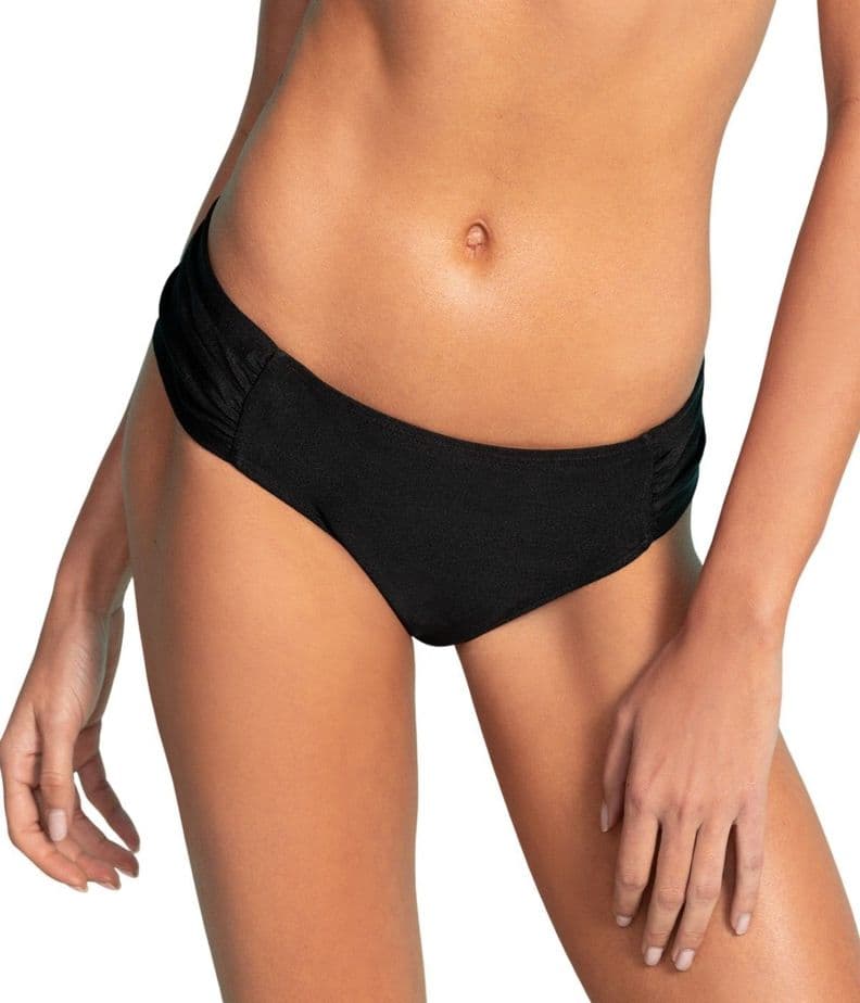 Calzon Bikini Drapeado Wavy Negro M