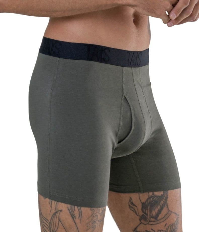 2 Unidades Boxer Medio Liso Marengo Happy Boolls Gris S