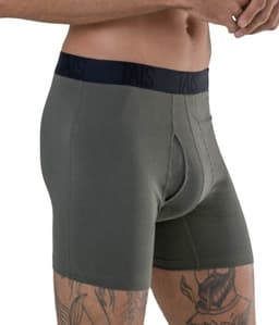 2 Unidades Boxer Medio Liso Marengo Happy Boolls Gris L