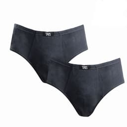 2 Unidades Slip Infantil Liso100% Algodon Gris 8