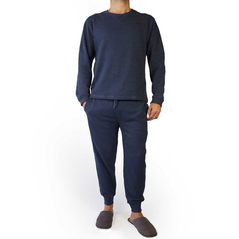 Pijama Termico Hombre Azul Heat Holders S