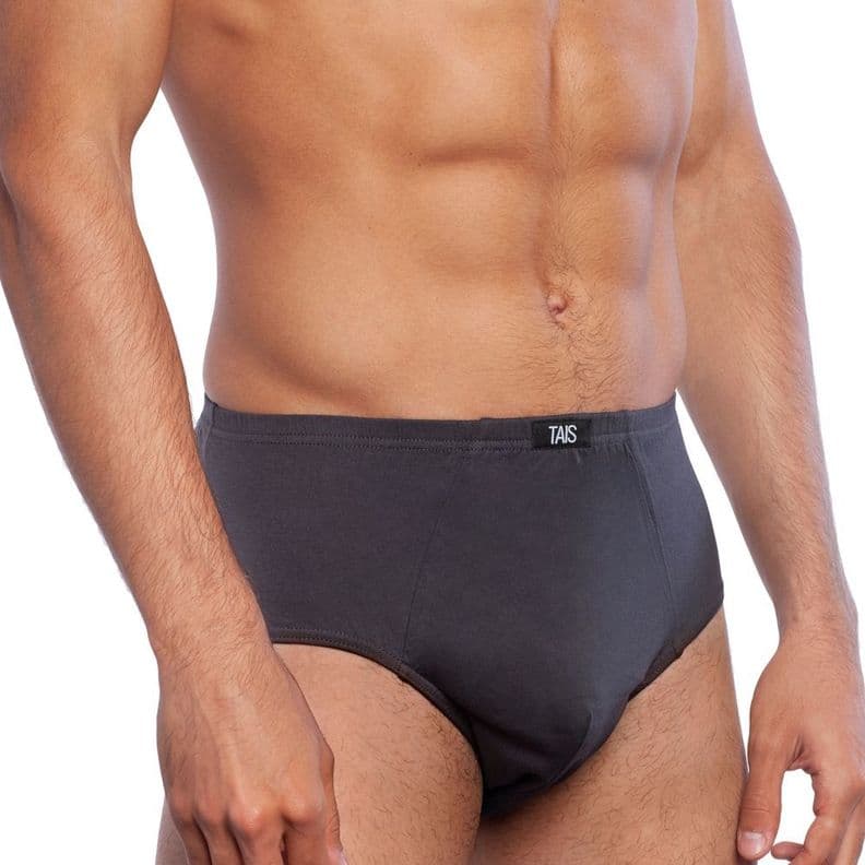 Bi-Pack Slip Clasico Algodon Gris XL