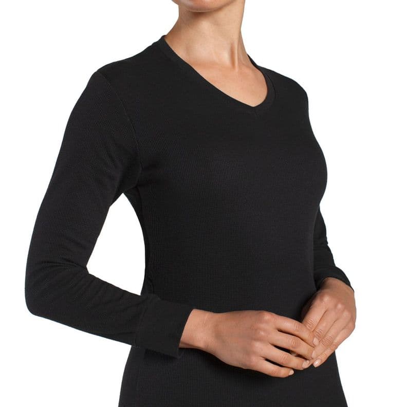 Camiseta Termica Micropanal Cuello V Negro Monarch XL