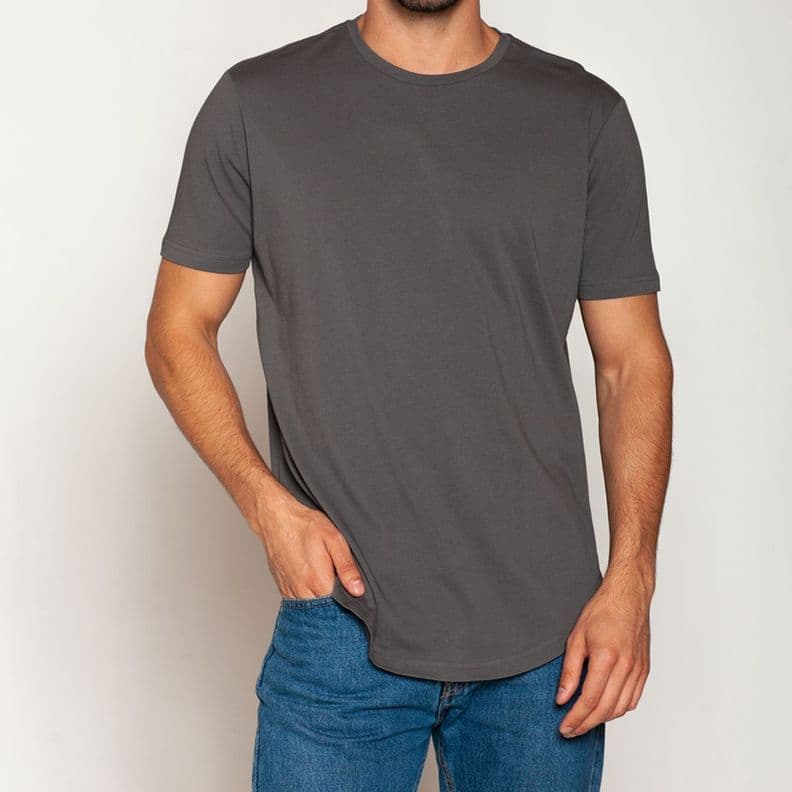 Polera Algodon Regular Fit Gris Tais S