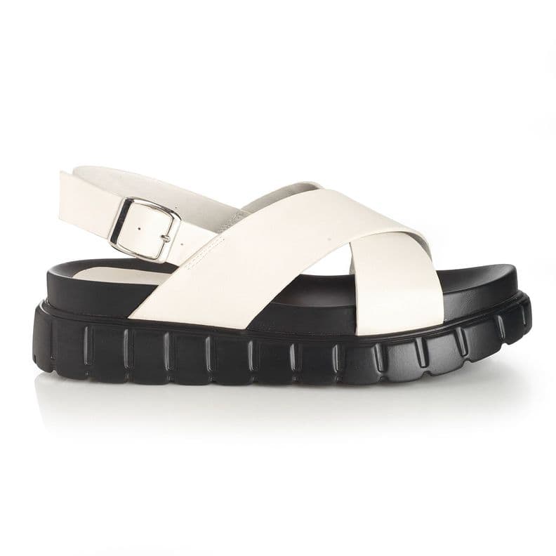 Sandalia Mujer Via Uno Beige 22641604 39