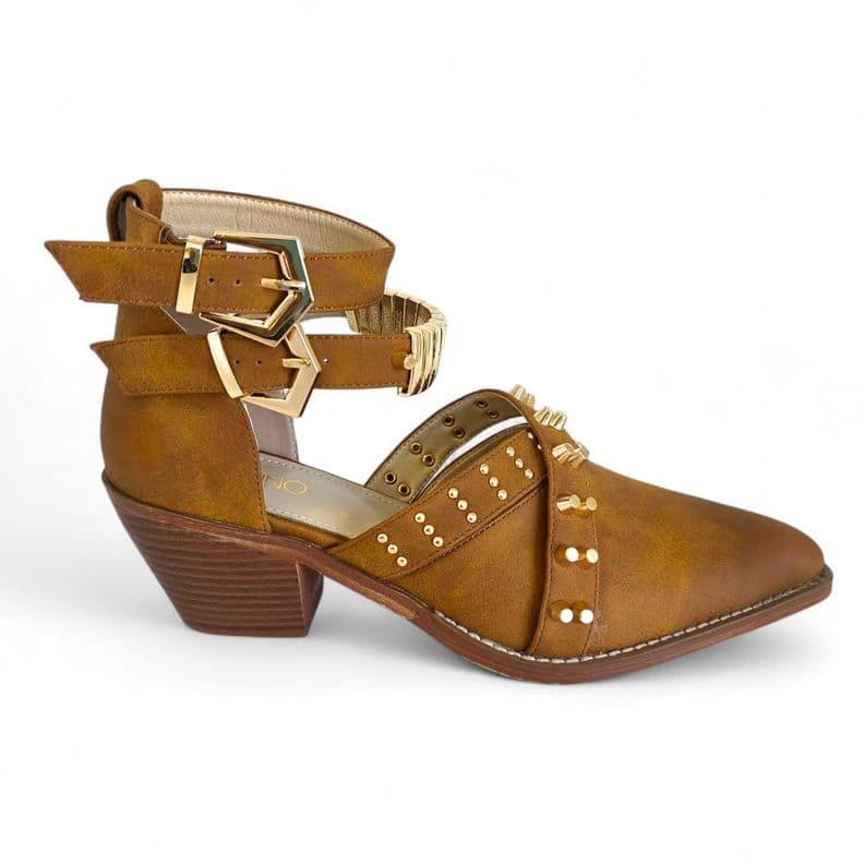 Botin Mujer Via Uno WestWinter Coyote Taupe 37